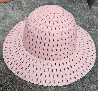 New Girls Pink Easter Bonnet Hat - Excellent Condition • £1.50