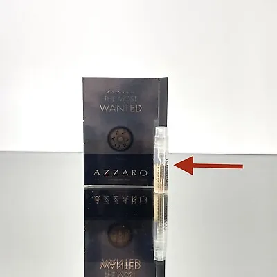 Azzaro The Most Wanted Parfum Fragrance 0.04oz 1.2ml Spray  New Sample Vial (C99 • $8.95