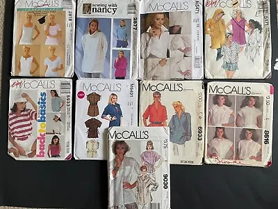 McCall's Women's SHIRT BLOUSE TOP Sewing Pattern All Sizes Uncut FF • $10.79