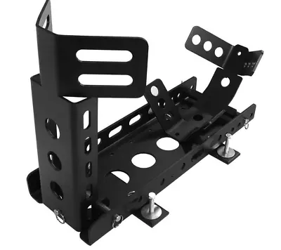 Removable Motorcycle Wheel Stop Chock Trailer W/ Mounting Kit 3000lbs Tire Rack • $111.98