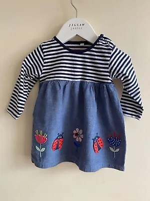 £1.50 • Buy Debenhams Baby Girls 6-9 Months Summer Dress 100% Cotton