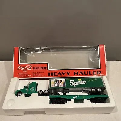 K-Line Coca-cola SPRITE Heavey Hauler Tractor Trailer Flat Car O Gauge Die Cast • $39.99