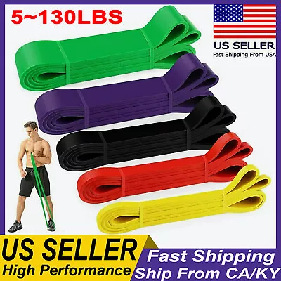 $12.49 • Buy Resistance Bands Pull Up Heavy Duty Set Assisted Exercise Tube Home Gym Fitness