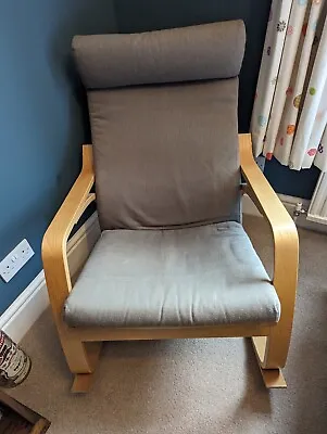 IKEA Poang Rocking Chair Wood.  • £15