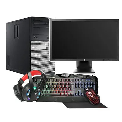 FAST Gaming PC Bundle - I5 4th Gen 16GB DDR3 RAM 1TB SSD - GT 730 2GB - W11 Pro • £359.99