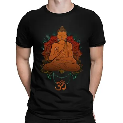 £12.99 • Buy Buddha Spiritual Om Peace Mandala Buddhist Symbolic Unisex T-shirt