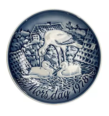 Grande Danica Mother's Day Collector Plate Mors Dag 1978 ~ The Stork Nest • $19.95