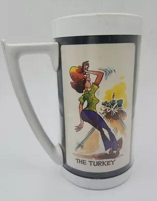 Thermo Serv Dart Mugs Cups Tumblers Vintage Bowling Cartoon 1976  Female • $9.09