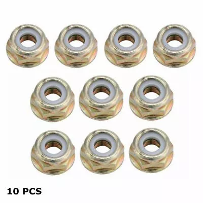 £6.97 • Buy 10Pcs Left Hand Thread Blade Nut For Strimmer Brush Cutter Trimmer M10x1.25