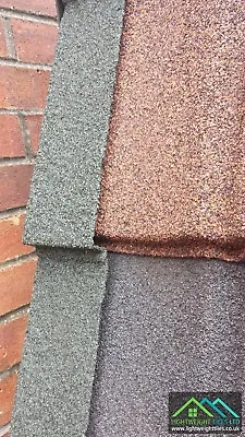 £21.99 • Buy Granulated Lightweight Plastic Dry Verge Roof Edging Cap Solid Conservatory Roof