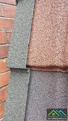 £31.66 • Buy Granulated Lightweight Plastic Dry Verge Roof Edging Cap Solid Conservatory Roof