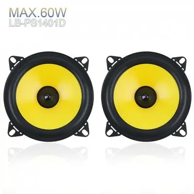 2pcs 60W 4''Car Audio Stereo Speaker Full Range Frequency Automobile Loudspeaker • £15.35