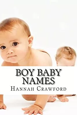 Boy Baby Names By Crawford Hannah Book The Cheap Fast Free Post • £5.99