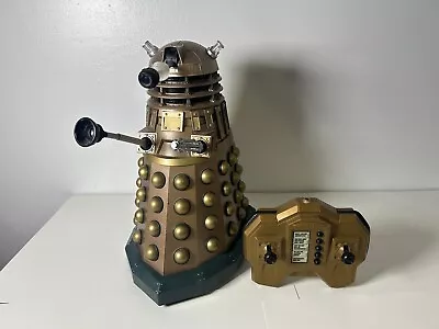 Doctor Who Dalek Remote Control 12 Inch 27MHZ 2004 Working Read (U8) • £49.99