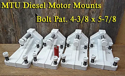 4 - MTU Diesel Motor/Engine Mounts Detroit Cummins Cat Marine ? Heavy Duty • $435.95