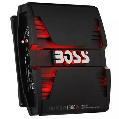 1 BOSS AUDIO SYSTEMS PM1500 Amp 1500 Watt Max + Free Remote • £991.77