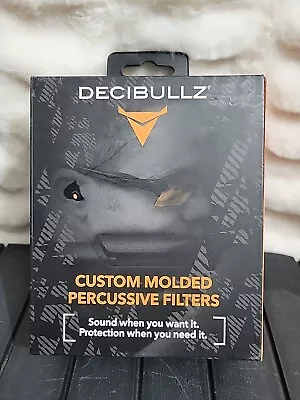 Decibullz Custom Molded Percussive Shooting Filter Ear Plugs • $89.95