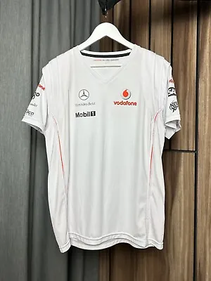 Vodafone McLaren Formula 1 Mercedes Benz Racing Shirt Size Large • $40