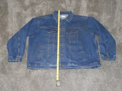 Wrangler Rugged Wear Denim Trucker Jacket 3XL • $49.99