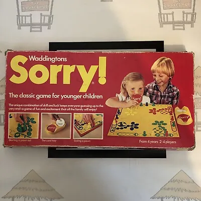 Waddingtons SORRY! Board Game 1977-1980 - Select Your Game Pieces & Parts (58) • £3.25