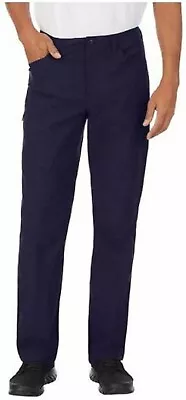 Mens Eddie Bauer Fleece Lined Tech Pants Dark Blue 34W 30L • $19.16