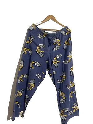 The Simpsons Vintage Size L Men’s Pyjamas Classic PJ Pants Sleepwear Sleeping • $24.95