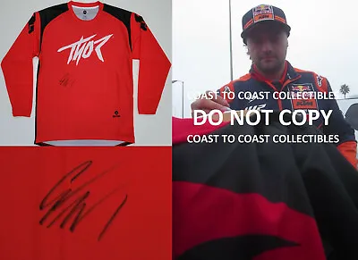 Cooper Webb Supercross Motocross Signed Thor Jersey COA Exact Proof Autographed • $349.99
