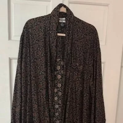 Max Deco 100%Silk Long Robe Men's Size L/XL • $59