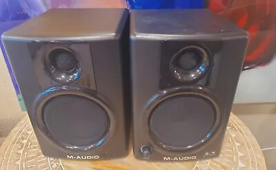 M-Audio Studiophile AV 40 Active Studio Monitor Speakers Loud 8.75  X 6  X 7.25  • $50