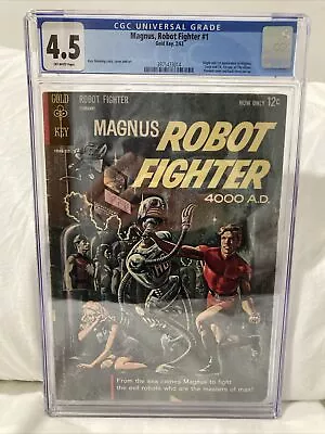 Magnus Robot Fighter #1 (February 1963 Gold Key Comics) Rare CGC Graded (4.5) • $475