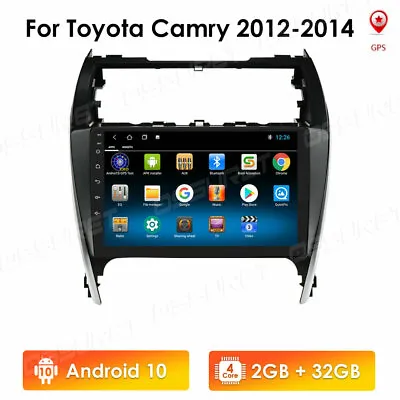 Android 10.1 Car DVD Player Radio Stereo Wifi GPS Navi BT For Toyota Camry 12-14 • $123.66