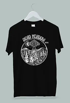 Dead Meadow American Psychedelic Rock Band UFO Milano BW T-Shirt S-2XL • $22.99