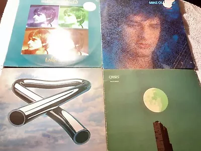 MIKE OLDFIELD -4 Records- Tubular Bells / Crises / Discovery / Take 4 (45 White) • £10.99