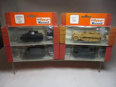 ROCO Minitanks 1/87 WW2 German Vehicle Collection X 4 • $14.94