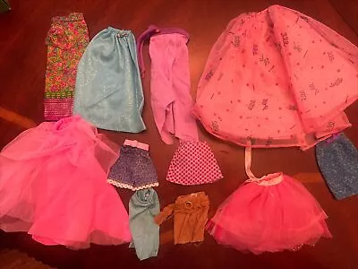 Vintage Barbie Modern Doll Clothes Lot Of 11 Skirts Lot H • $15