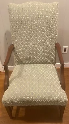 Ethan Allen Martha Washington Chair Upholstered Dining #20-7471 • $550