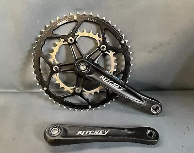 Ritchey Pro V-Crank Road Crankset 175mm 50/34t 5-Bolt 110 BCD Octalink Black • $80