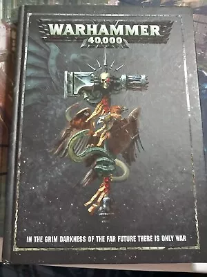 WARHAMMER 40000 WH40K 8th Edition Hardback Rulebook 2017  • £8