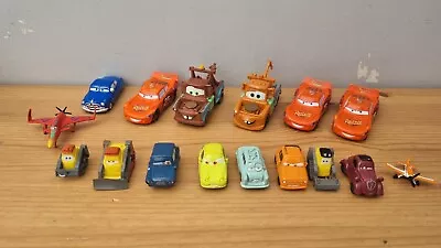 Disney Cars Plastic Moulded Cake Topper - Lightning Mcqueen Mater -  Bundle X 16 • £13.99