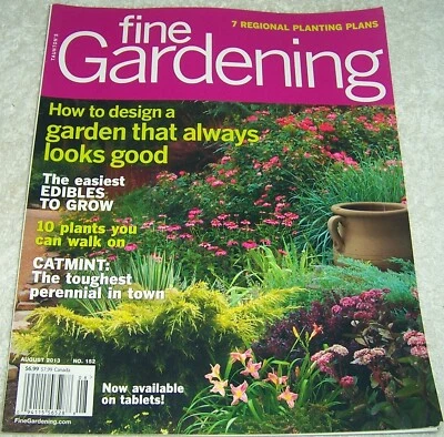 $3.99 • Buy Taunton's Fine Gardening Magazine August 2013 Garden Design