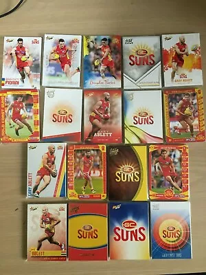 AFL Gold Coast Suns Common Team Sets - Select Teamcoach Footy Stars Legacy • $1