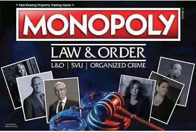 Monopoly LAW & ORDER Collectors Edition Board Game USAOPOLY • $49.95