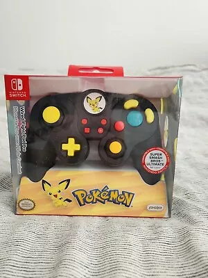 Official Nintendo Switch Wired Fight Pad Pro (Pichu Black Special Edition) NEW • $135