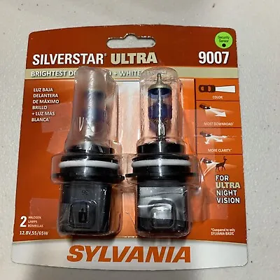 Sylvania 9007 SilverStar Ultra High Performance Halogen Headlight 2-Bulb OPENBOX • $19.99