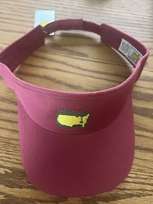 New!!!  Masters Golf Visor Red American Needle 2024 Masters Pga New • $55