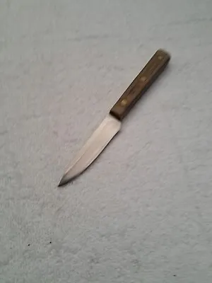 $19.99 • Buy Vintage Chicago Cutlery USA Walnut Wood Handle 107S Paring Knife Full Tang
