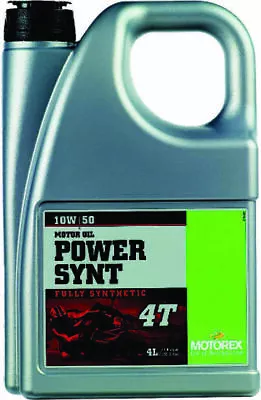 Motorex 110452 10W50 Power Synthetic 4T Oil 4 Liters • $72.95