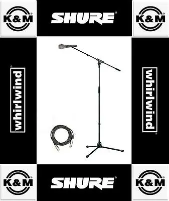 NEW Shure Beta 87A  87 Microphone W/ K&M Stand & Cable Free US 48 State Shipping • $284.95