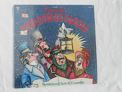 Bethlehem '78 Choir SINE QUA NON Christmas Favorite Carols-SQN 7787 VINYL LP • $18