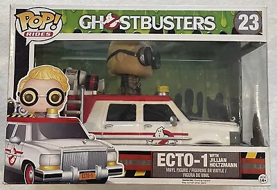 Funko Pop Rides Ghostbusters Ecto-1 With Jillian Holtzmann #23 Minor Box Damage • £22.79